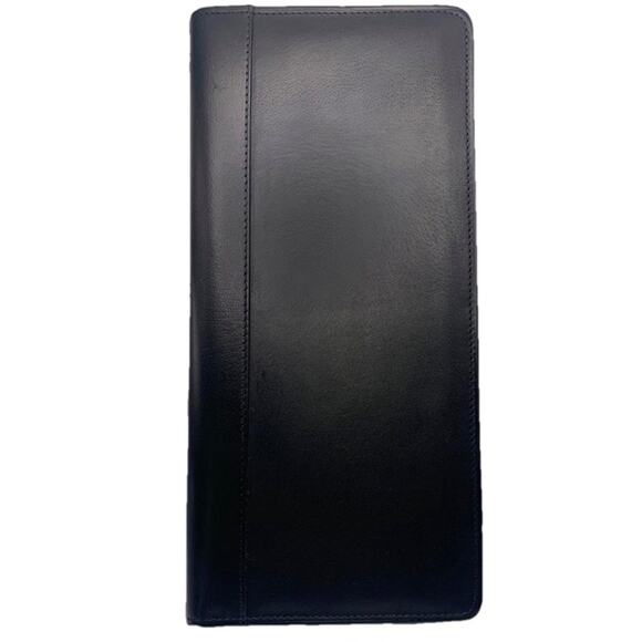 Vintage COACH Black 4700 Business Card File with Box - Picture 1 of 8